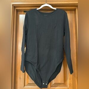 Old Navy Black Long Sleeve Bodysuit NWT